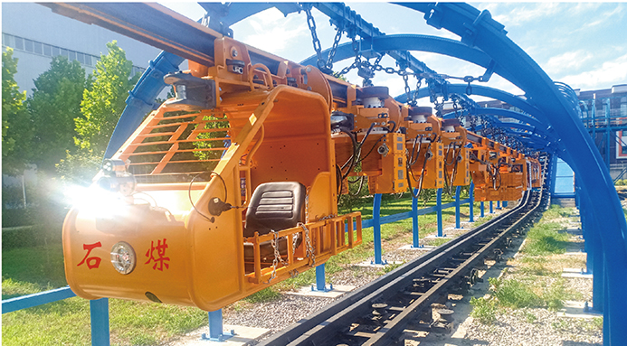防爆鋰電池單軌吊機(jī)車